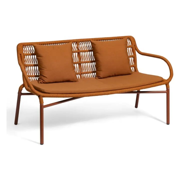 Двомісний диван Leaf Terracotta (571-TER)1